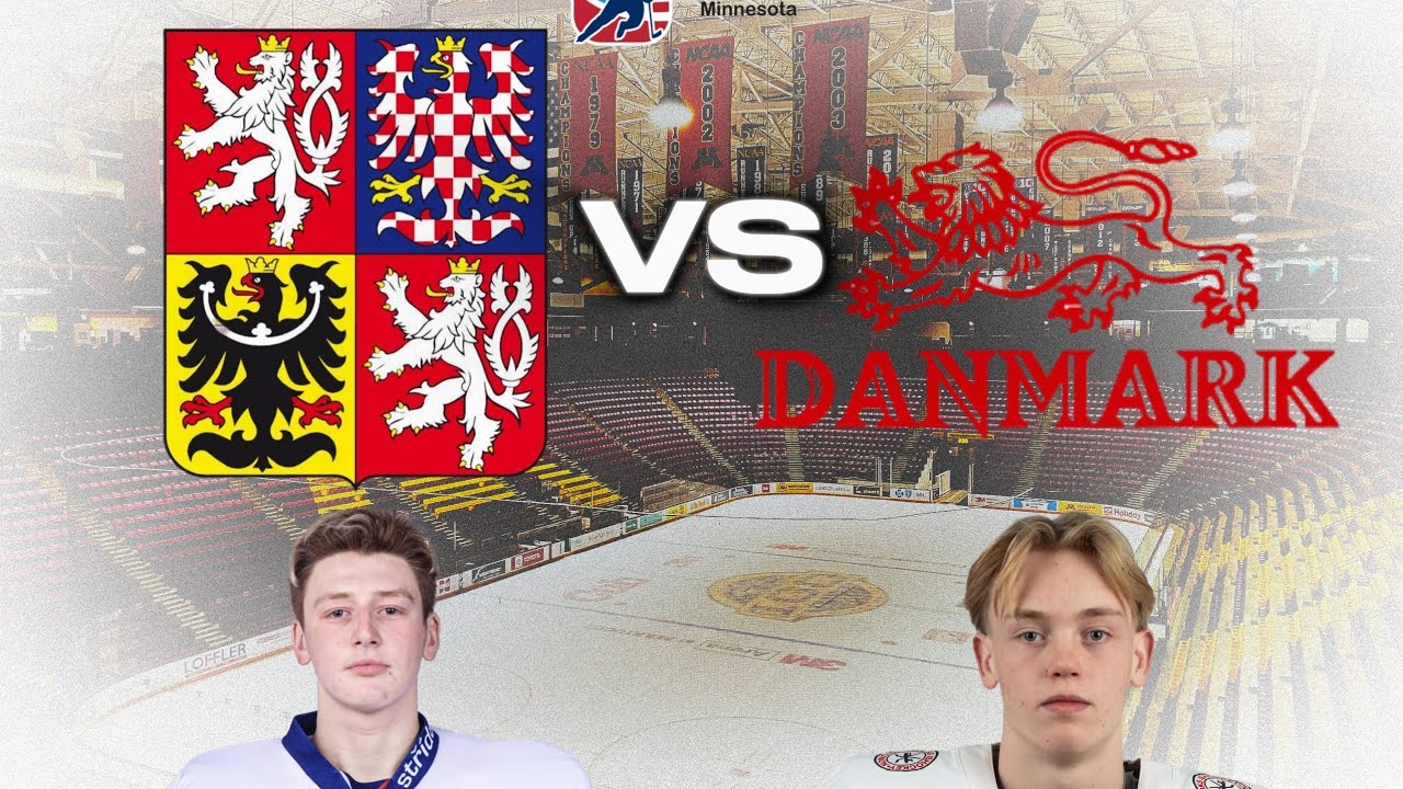 NHL 26 MISTROVSTVÍ SVĚTA U20 ČESKÁ REPUBLIKA VS DÁNSKO