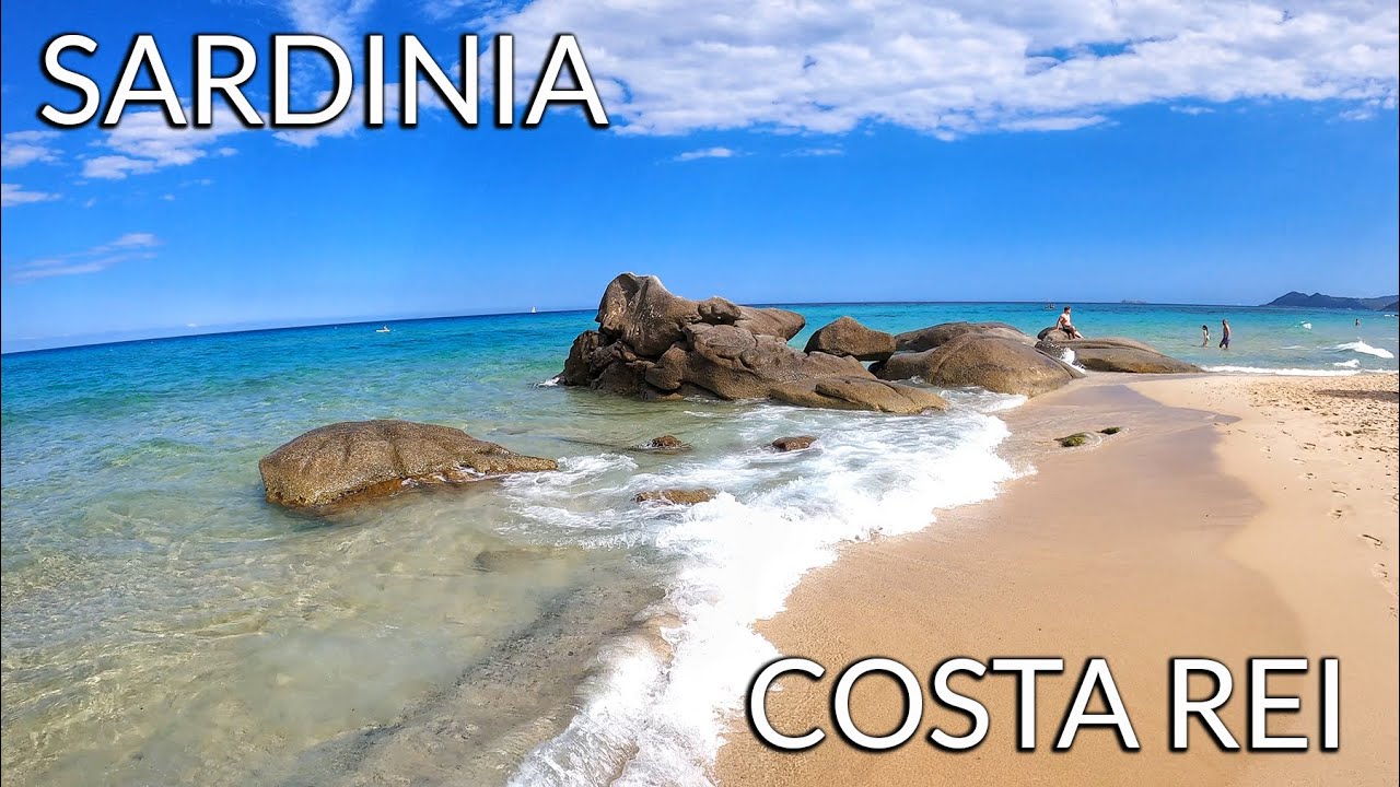 Sardinia, Italy - Spiaggia COSTA REI - Walking on the Beach