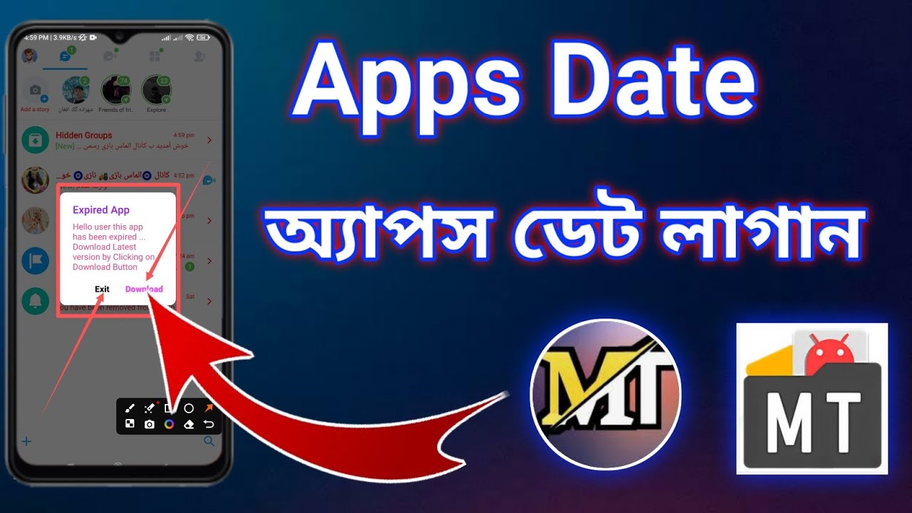 How to add Apk Expired dialog / imo Apps Date expired MT manager 2025
