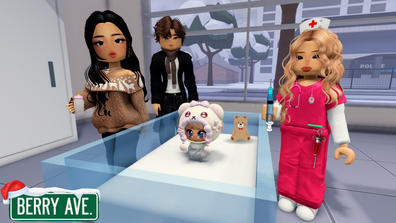 LE PONEMOS LAS PRIMERAS VACUNAS A MI BEBÉ *SU PAPÁ ESTA MUY ENOJADO* BERRY AVENUE ROBLOX