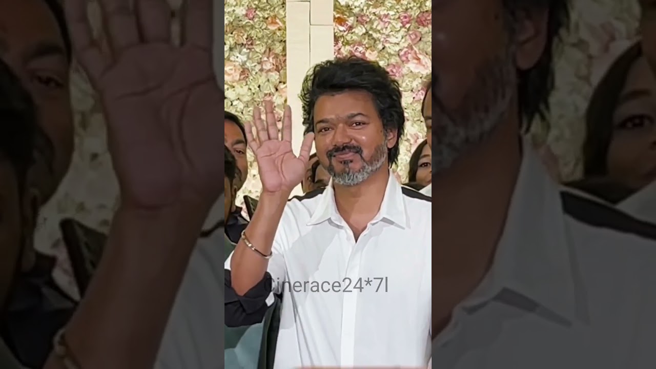 🔥Thalapathy Vijay Mass Entry #leo #thalapathy #Lalit Son Reception#lalit #thalapathy68