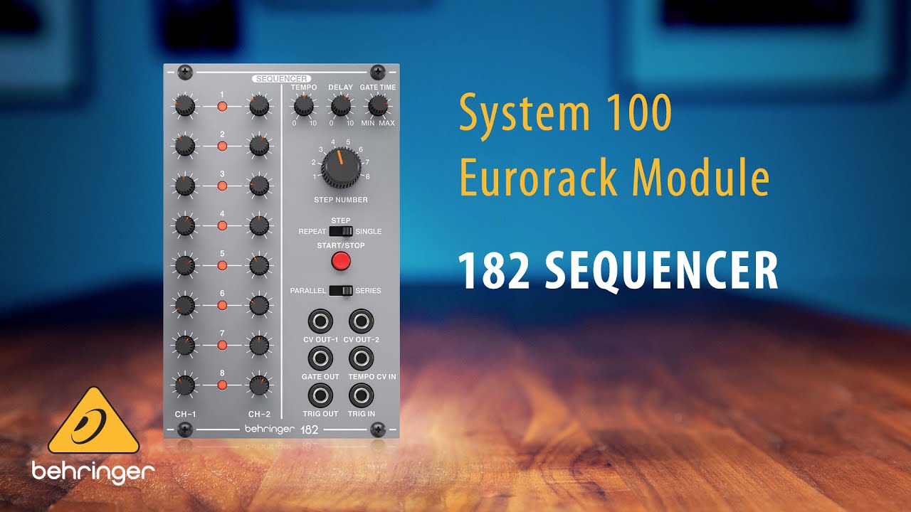 Модуль секвенсора Behringer System 100 – 182 для Eurorack