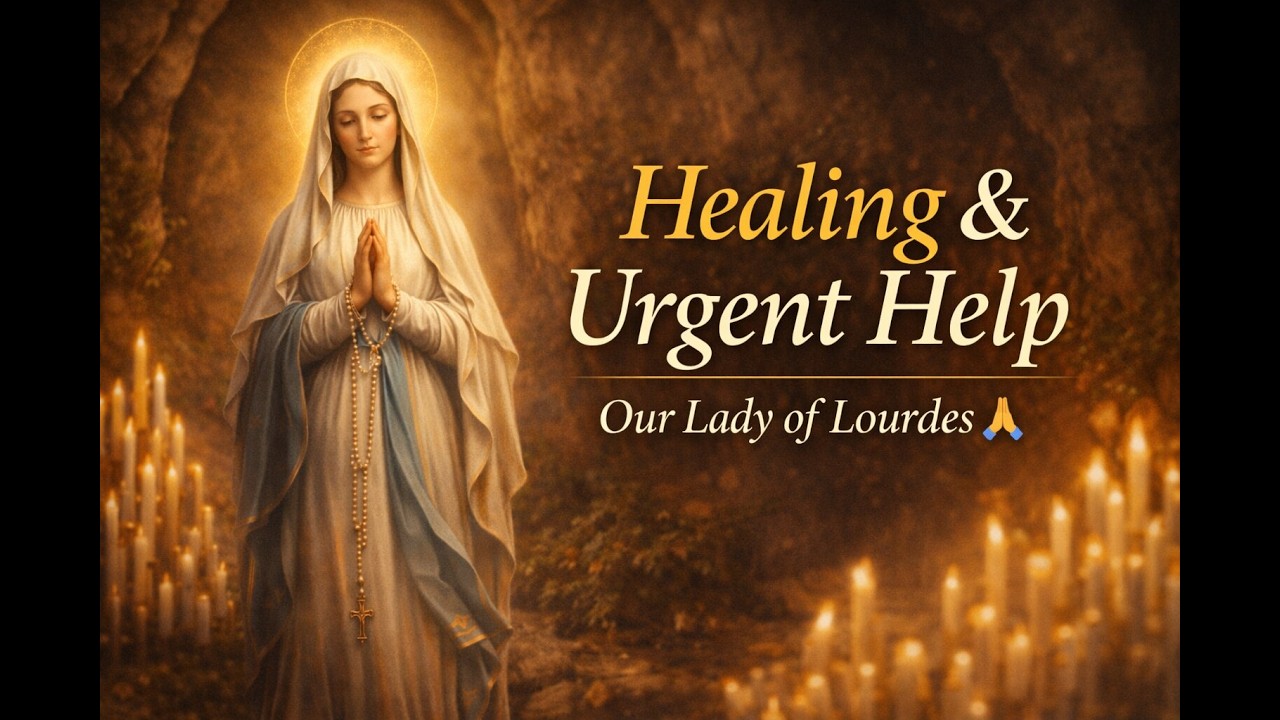 A Powerful Prayer for Healing and Urgent Help | Our Lady of Lourdes 🙏