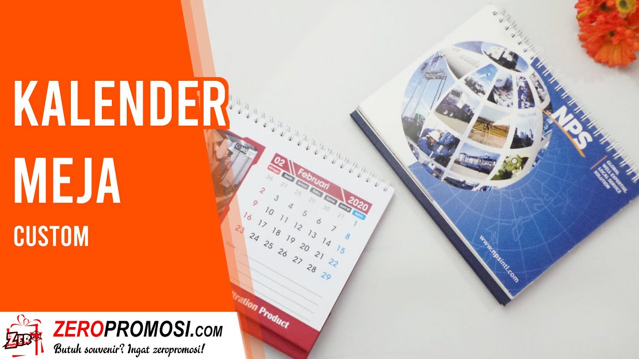 Souvenir Kalender Meja custom Review by zeropromosi.com