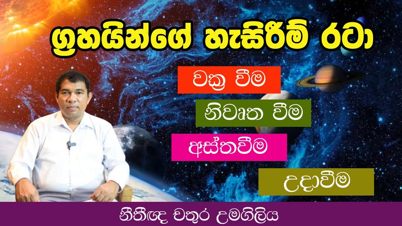 ග්‍රහයින්ගේ හැසිරීම් - රටාවක්‍ර වීම,නිවෘත වීම,අස්තවීම,උදාවීම