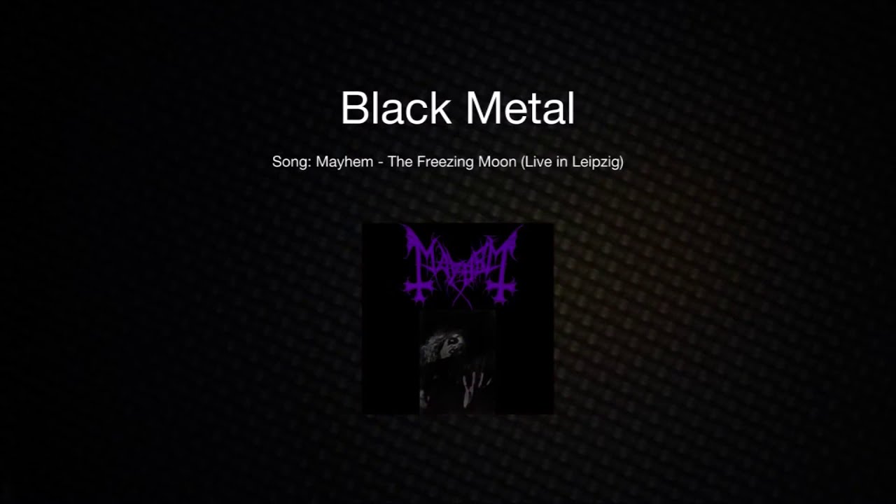 Heavy Metal Subgenres