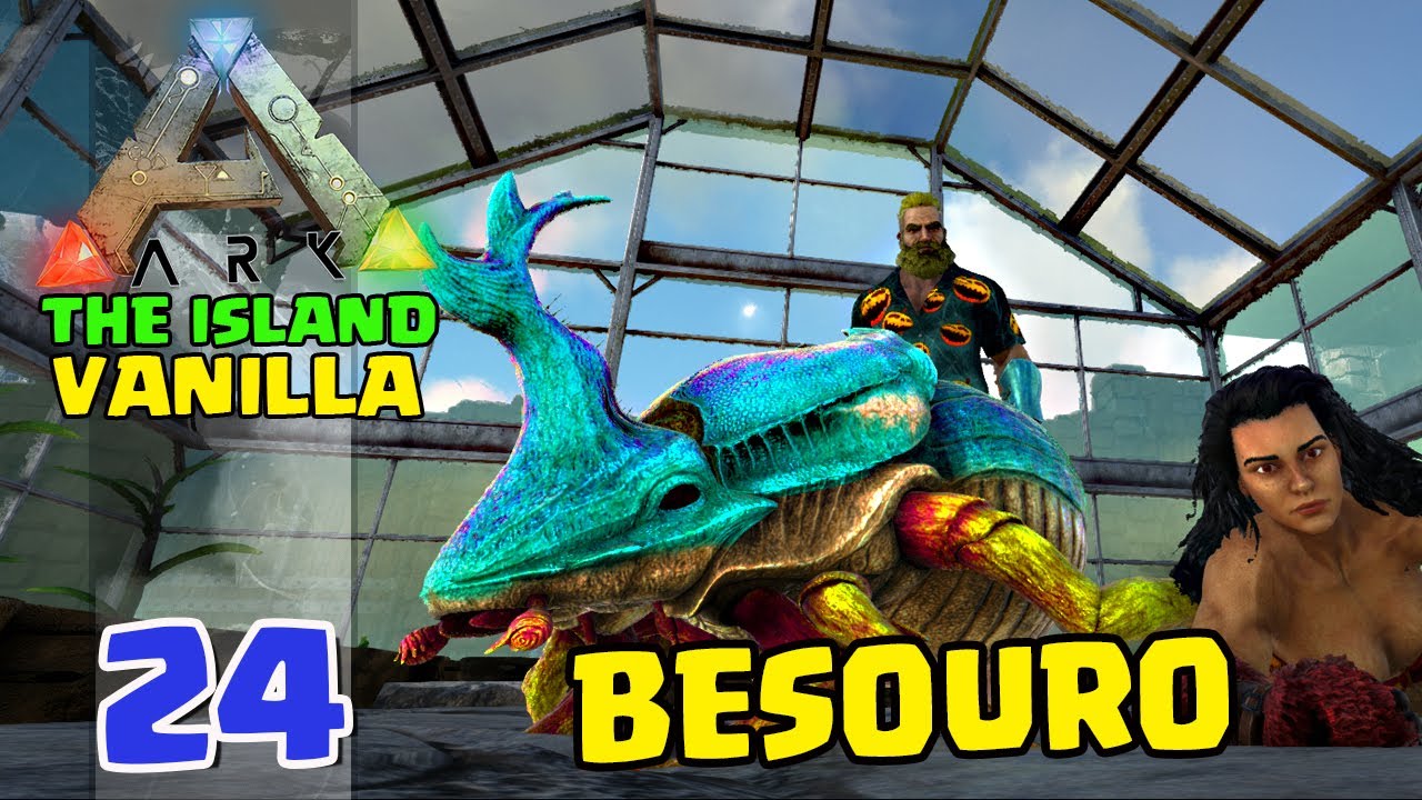 DOMAMOS O BESOURO E PEGAMOS O ARTEFATO DO SÁBIO - ARK:SURVIVAL EVOLVED - THE ISLAND VANILLA - #24