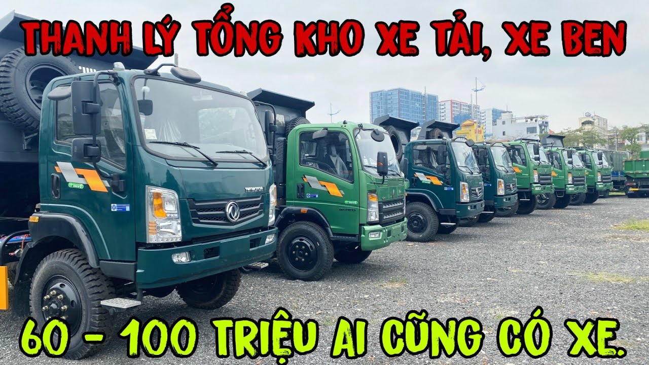 Báo Giá Tháng 2.2024 | Xe Tải, Xe Ben Năm Nay Rẻ Quá | Từ 60 Triệu Có Xe Mới Làm Kinh Tế.