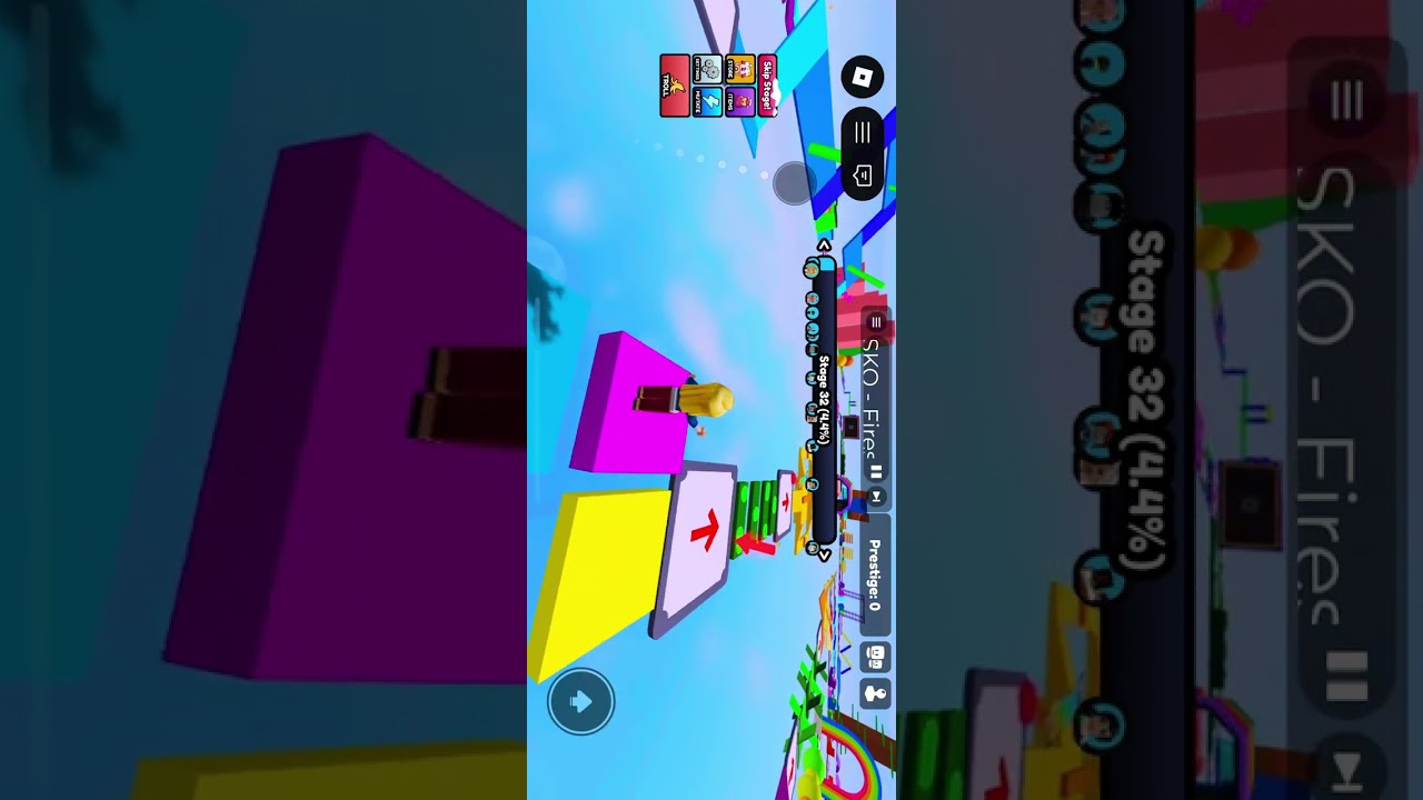 Astăzi mă joc un obby partea 1 (scuzați ca nu m-am auzit bine )