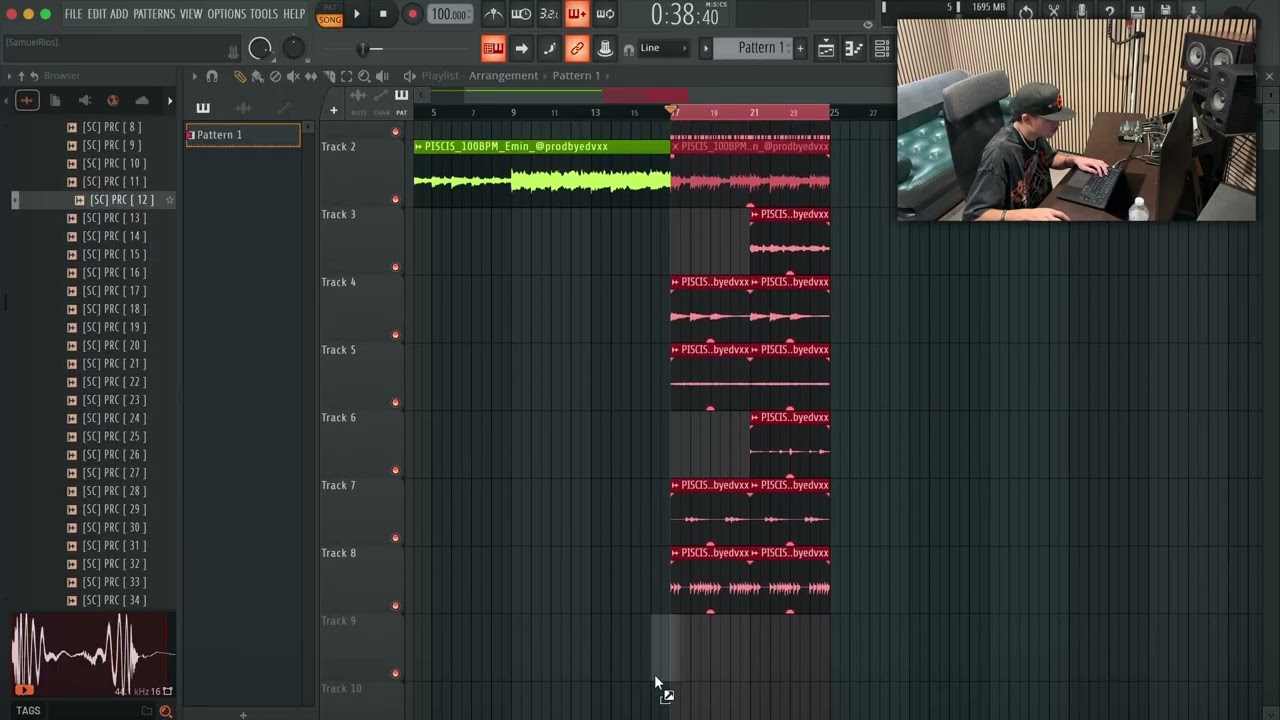 Creando un ritmo de WESTCOAST ft @prodbyedvxx