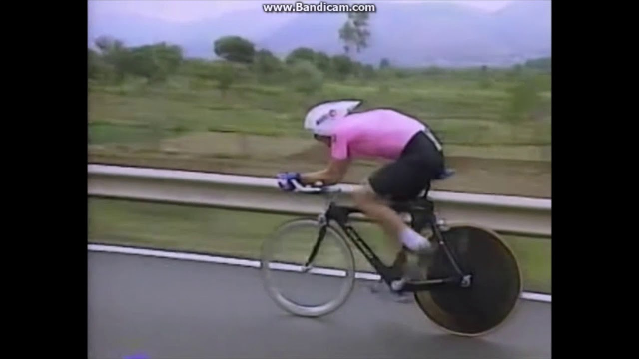 Tour d'Italie 1995 - Etape 10 - Tony Rominger assome le chrono de Maddaloni