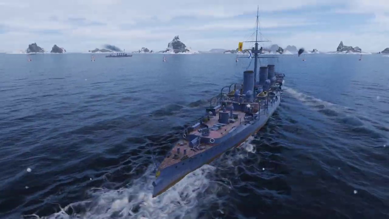 World of Warships - II NOVIK VMF D 1st Co-op PvE – Std. Battle – POLAR