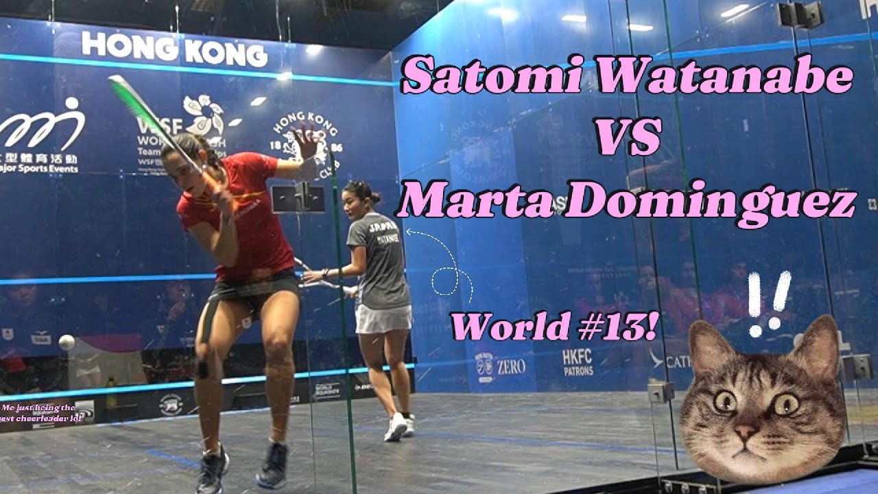 Satomi Watanabe VS Marta Dominguez -WSF Women's World Team Championships#nhk #sports #news #olympics