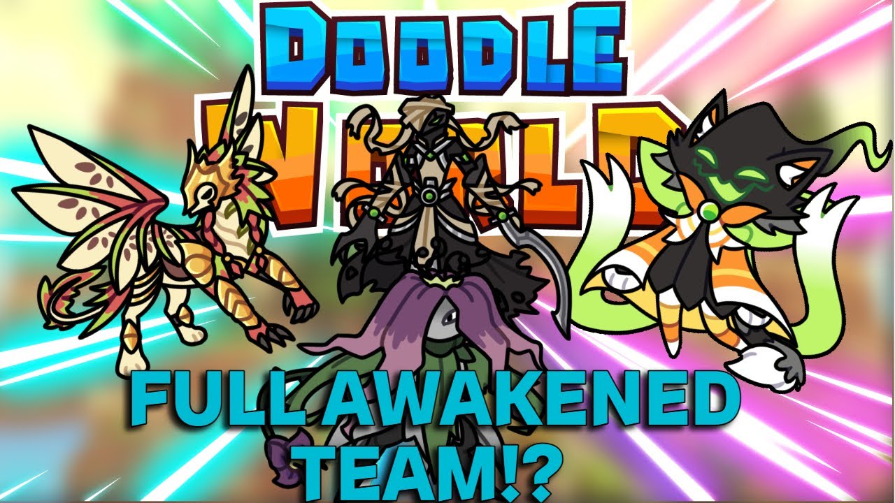 I have learned today that 6 Awakenings in 1 team is really bad - Doodle World PvP