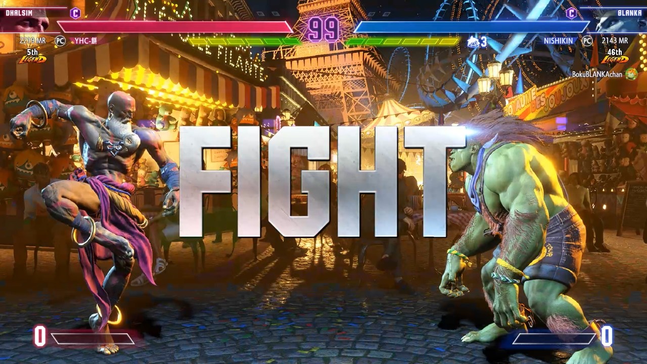 SF6 🔥 NISHIKIN (#1 Ranked Blanka) Vs YHC MOCHI (#1 Ranked Dhalsim)🔥SF6 High Level Matches!