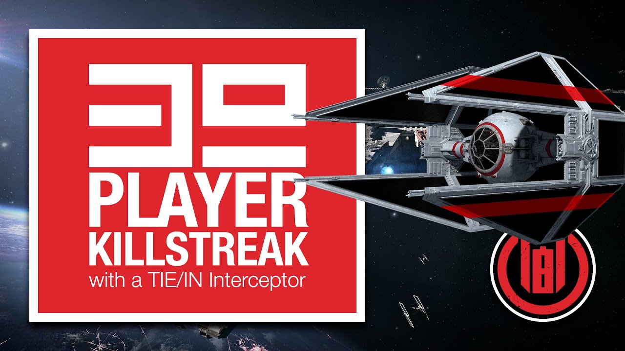 39 Player Killstreak with a TIE/IN Interceptor on Fondor [SWBF2: Starfighter Assault]