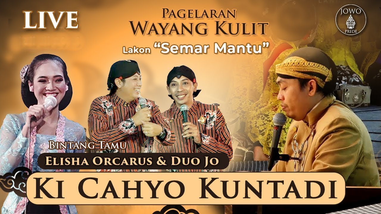 🔴Wayang Kulit Ki Cahyo Kuntadi BT Elisha Orcarus, Cak Jo Klitik & Jo Klutuk Lakon Semar Mantu