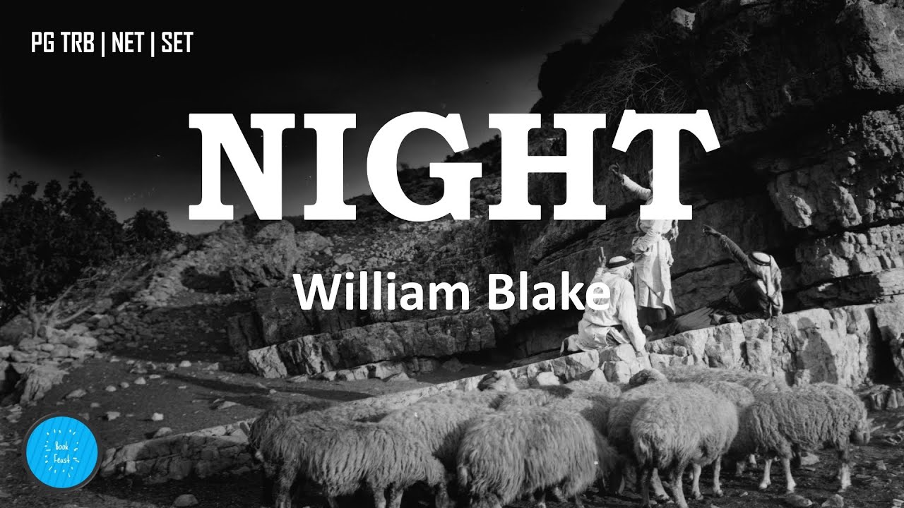 Night | William Blake | PG TRB | NET | SET | Explained in Tamil