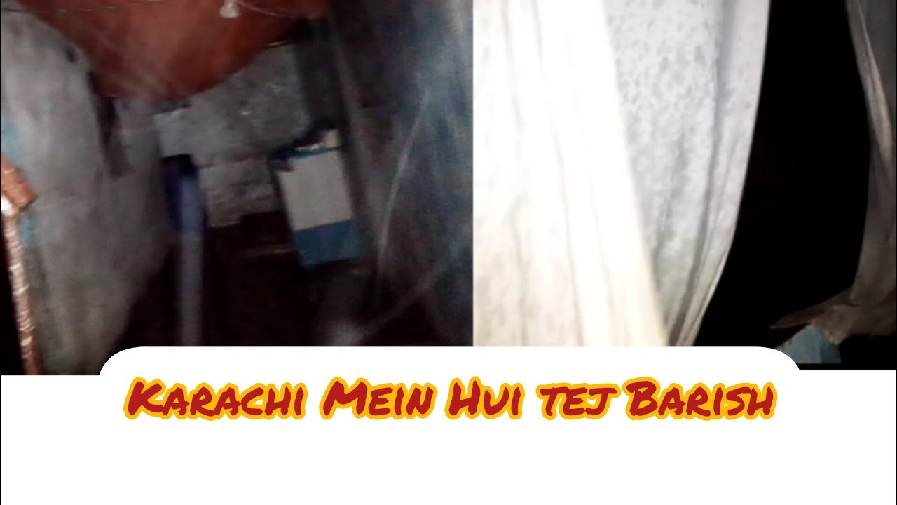 Musam Sarma ke phile Bairish||Karachi  winter running||