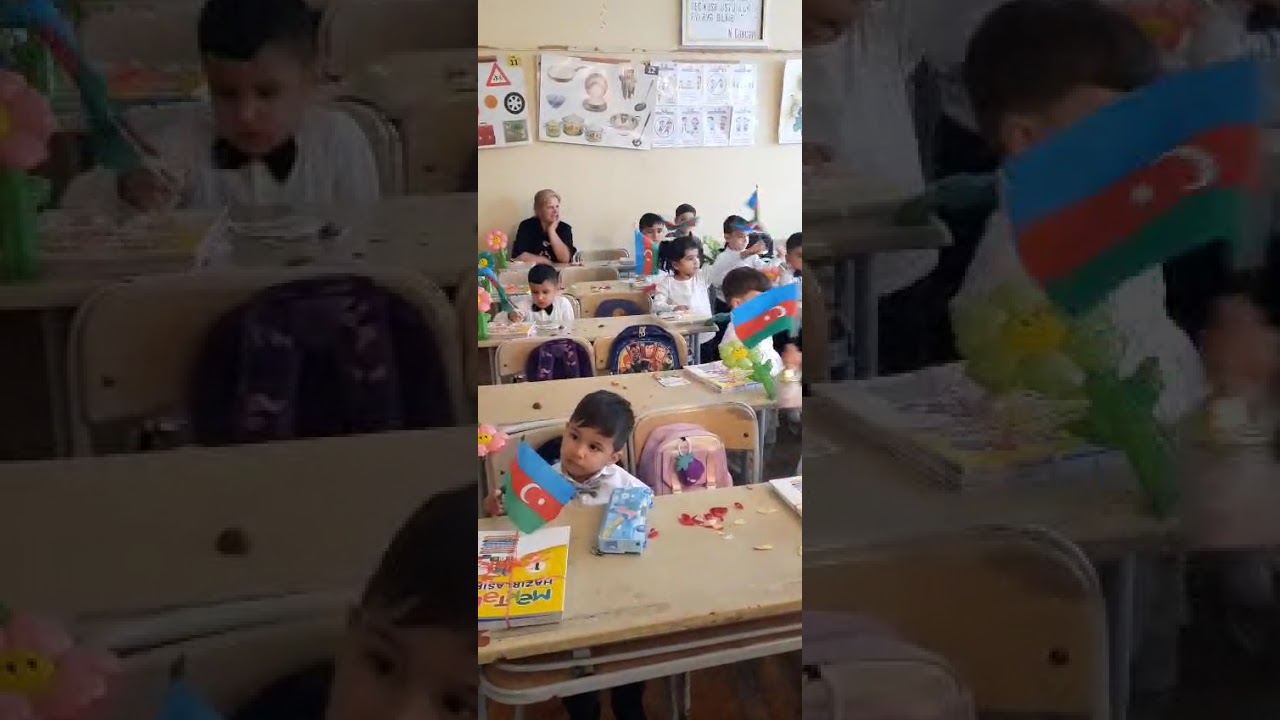 1 oktyabr 2025 ci il  Məktəbqədər şagirdlərimin ilk dərs günü .