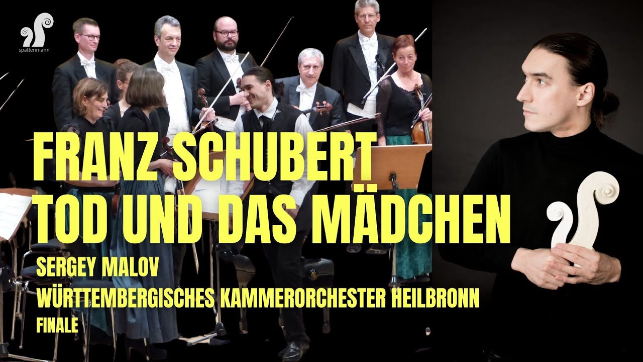 Schubert: Tod und das Mädchen for chamber orchestra, Finale, Sergey Malov WKO Heilbronn
