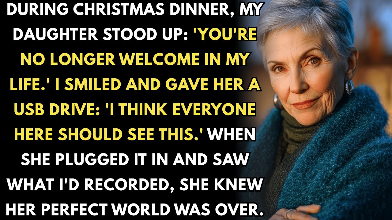 At Christmas Dinner, My Daughter Announced I Was Toxic — Then I Gave Her A USB Drive That Ended E...