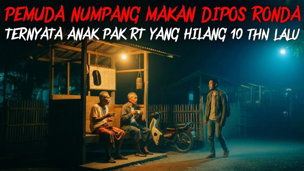 KISAH NYATA‼️PEMUDA NUMPANG MAKAN DIPOS RONDA, TERNYATA ANAK PAK RT YANG HILANG DI DESA BUNIAN