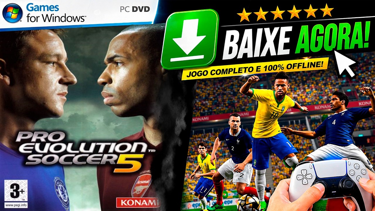 PRO EVOLUTION SOCCER 2005 BAIXE AGORA no SEU PC