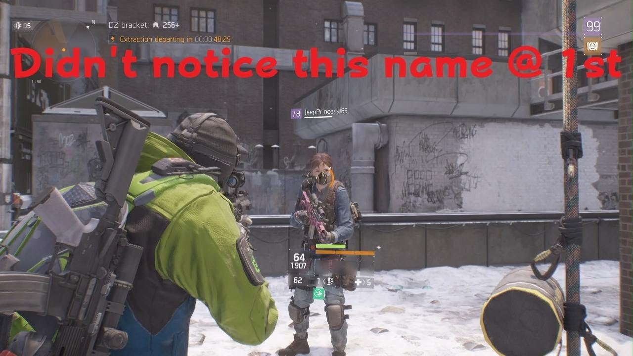 Tom Clancy's The Division | { JeepPrincess165 }  Wasn't new, neither was  { GamingGranny1957 }