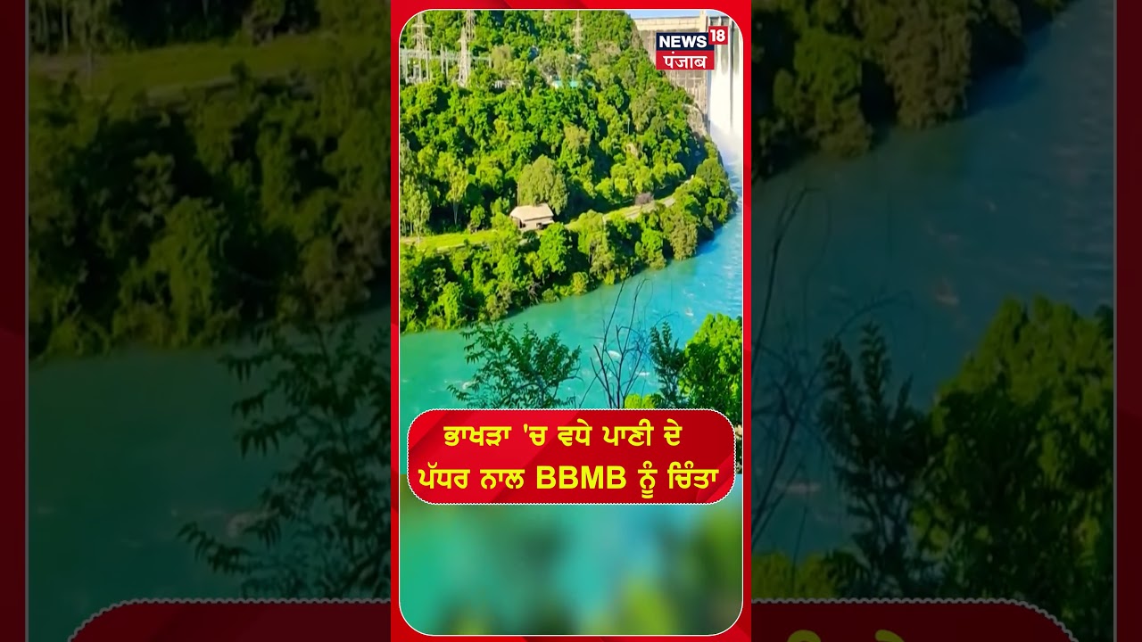 ਭਾਖੜਾ 'ਚ ਵਧੇ ਪਾਣੀ ਦੇ ਪੱਧਰ ਨਾਲ BBMB ਨੂੰ ਚਿੰਤਾ #shorts |N18S