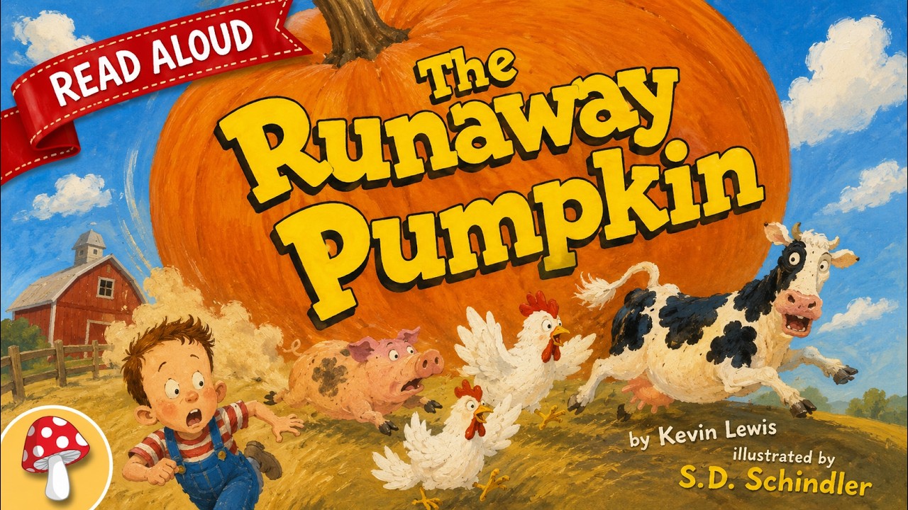 The Runaway Pumpkin (Read Aloud stories for kids) rhyming | Fall Halloween books
