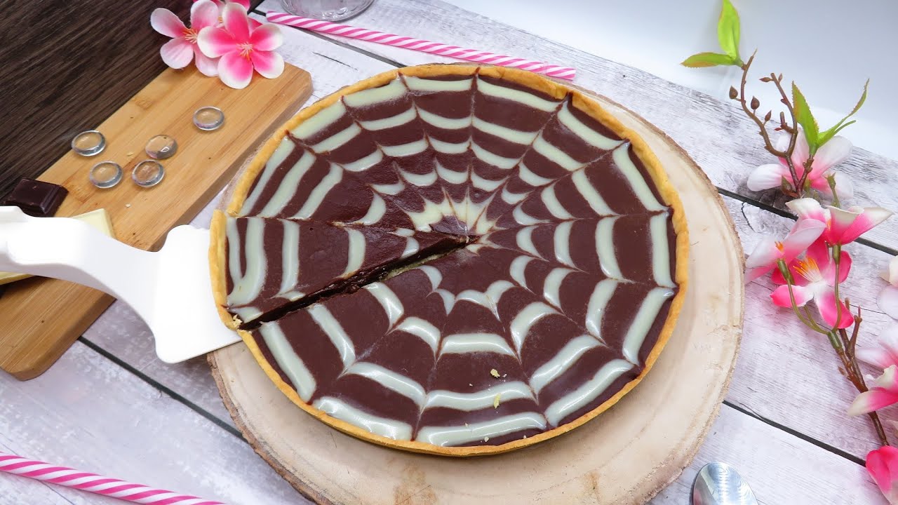 Tarte aux deux chocolats