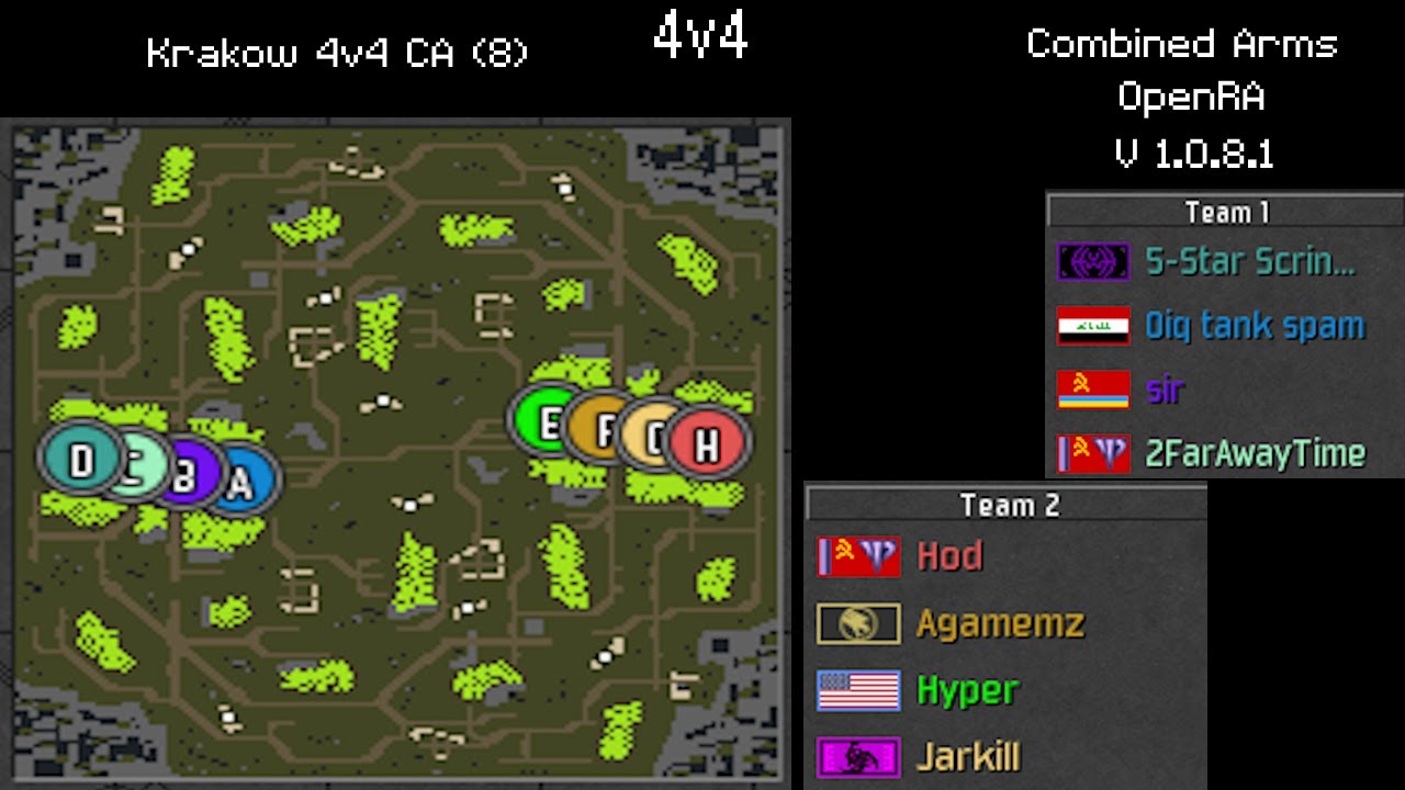 312# - Fastest Tripod - 8 - 31/01/2026 - 4v4 - Combined Arms V1.0.8.1 (OpenRA)