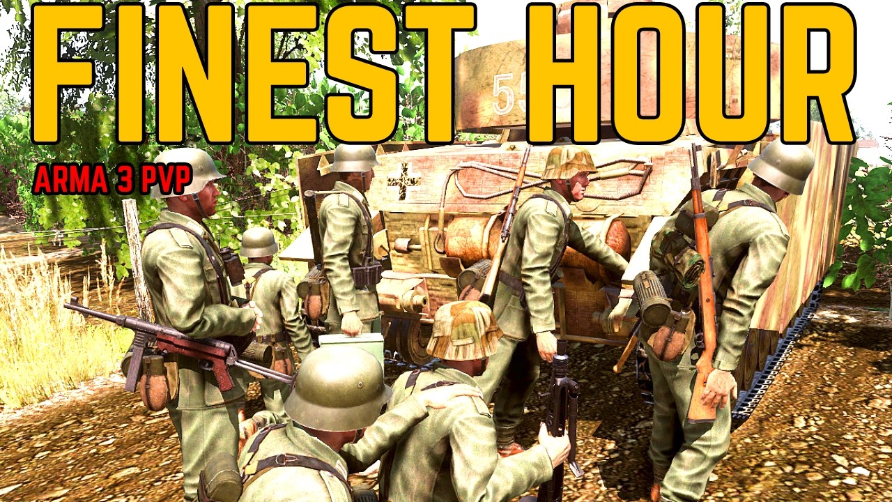 Their Finest Hour - Arma 3 PvP - OFCRA - Wehrmacht vs Belgian Army + British Army - 1 life TvT