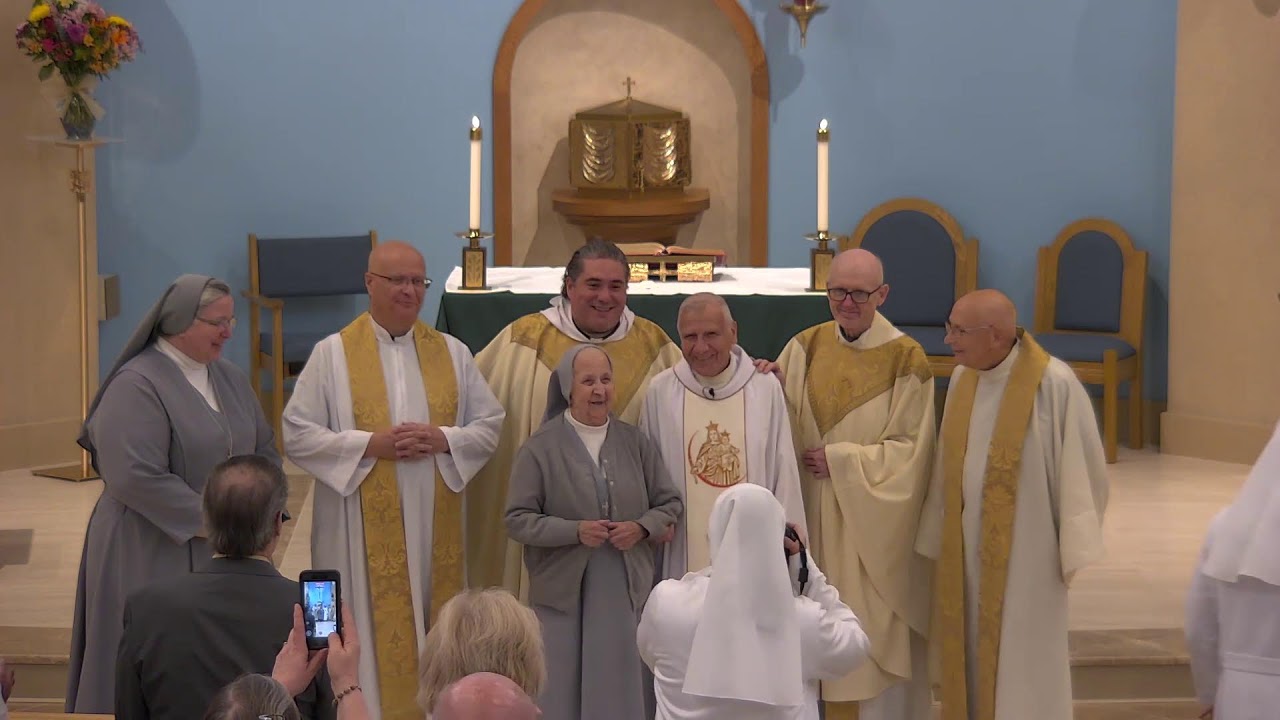 Mass celebrating Sister Domenica DiPeri's 100th year of life and Aspirant Medal Ceremony