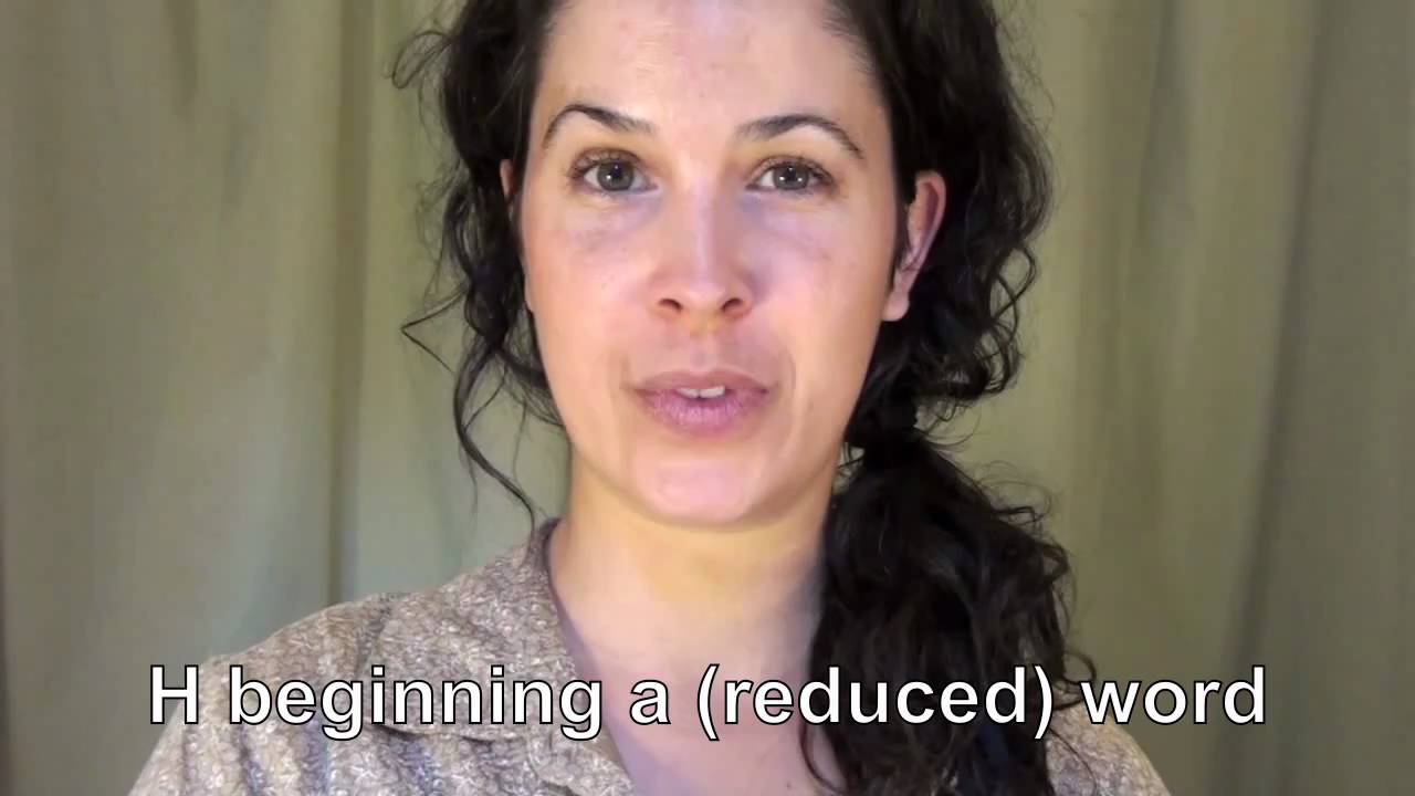 How to Link: words that begin with H - American English Pronunciation