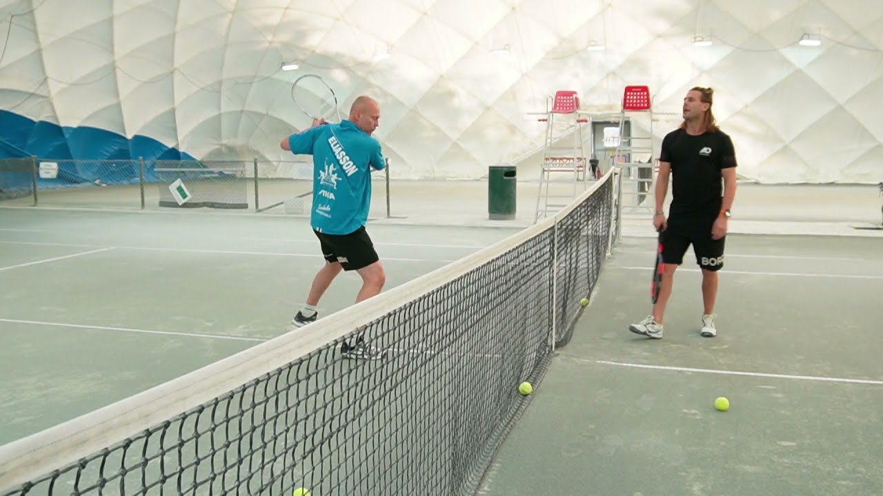Magisk uppvärmning inför tennis/padel