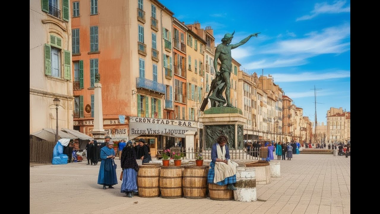 Voyage en vidéo dans le TOULON d'autrefois (par IA)