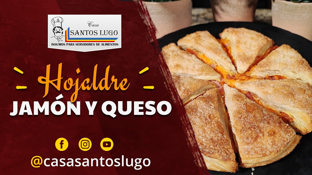HOJALDRE PIZZA DE JAMÓN Y QUESO