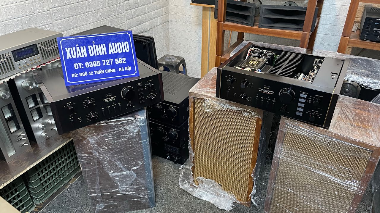 Amply Bãi Đẹp Keng, Amply Sansui 607x, Amply Sansui 907Xdecade, Amply Denon 2000.