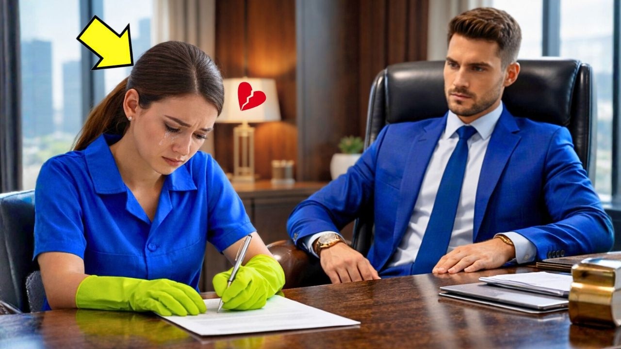 EM LÁGRIMAS, ELA ASSINOU A DEMISSÃO, RASGOU O TESTE DE GRAVIDEZ E SE FOI. 5 ANOS DEPOIS...