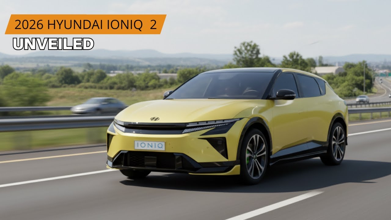 Представлен новый Hyundai Ioniq 2 2026 года &mdash; идеальный вариант для вашего первого электромобиля!