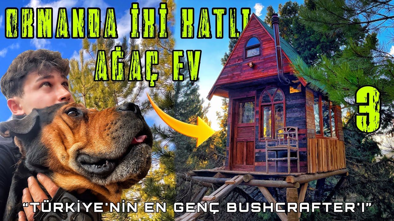 ORMANDA İKİ KATLI AĞAÇ EV 3. BÖLÜM
