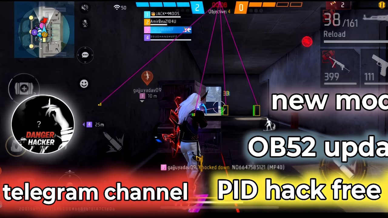 Ob52 Update 🎯 Free Fire Max Panel Injector Hack ☑️ Rank Working Auto Headshot Panel Injector