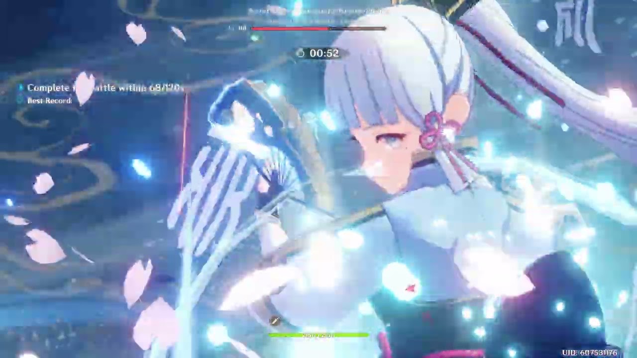 C0 Ayaka Stygian Onslaught Dire test(Failed)