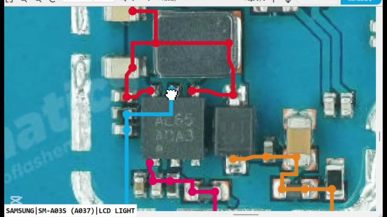 Samsung A03s/SM-A037 Display Light iC Problem Solutions,Samsung A03s/SM-A037 LCD Light Ways Jumper📲✅
