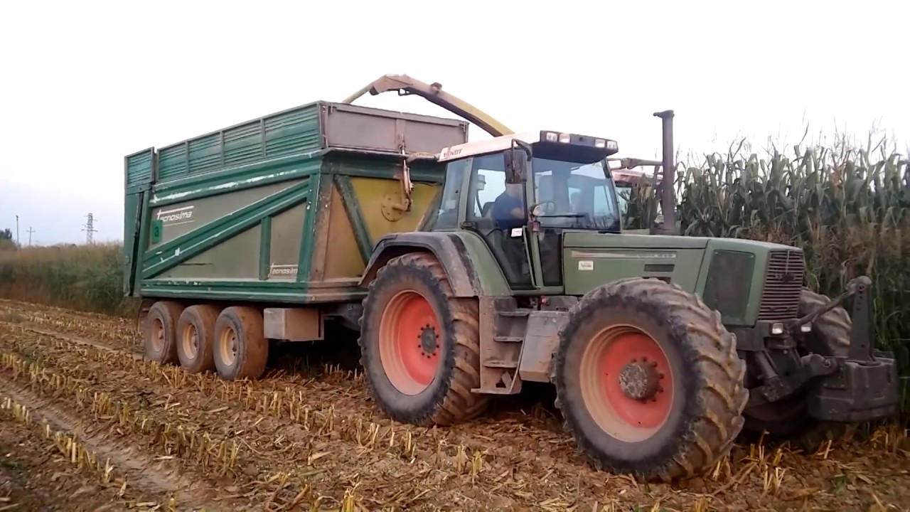 Insilato Mais 2016 - Lav. C/T Bendazzoli - Claas Jaguar 860 + Fendt 716/818/724 + Bossini+Tecnosima