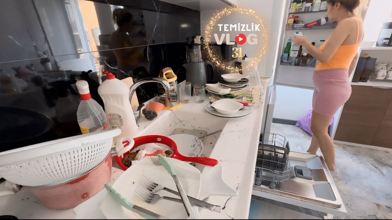TEMİZLİK VLOG 31 🧽Yine Bir Bulaşık Toplama Seansı