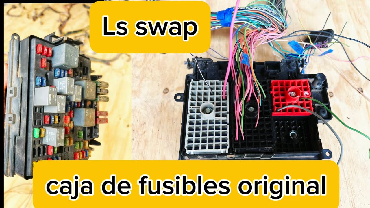 Ls swap con la caja de fusibles original de ￼ Silverado #pinout #lsswap