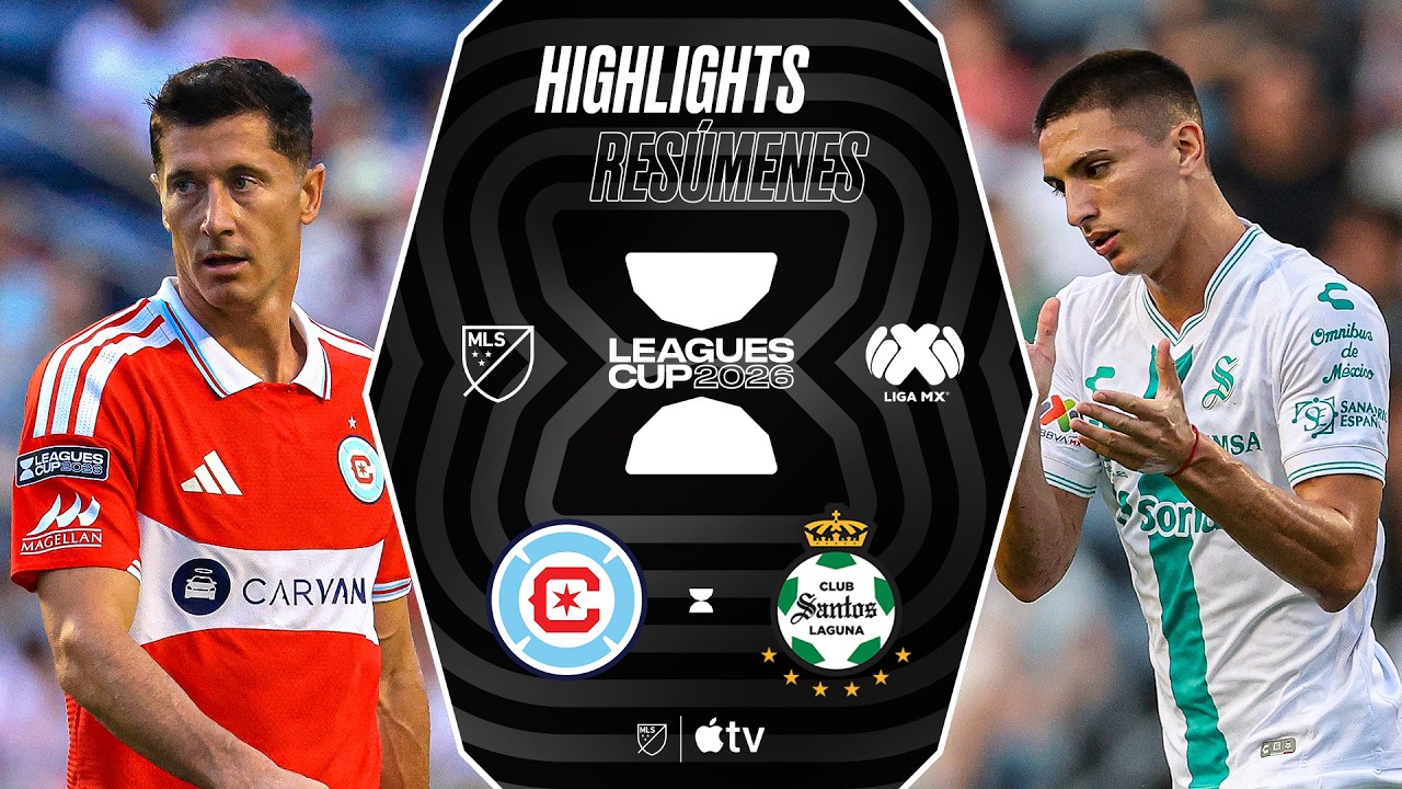 Chicago Fire FC vs. Club Santos Laguna | Leagues Cup | Full Match Highlights